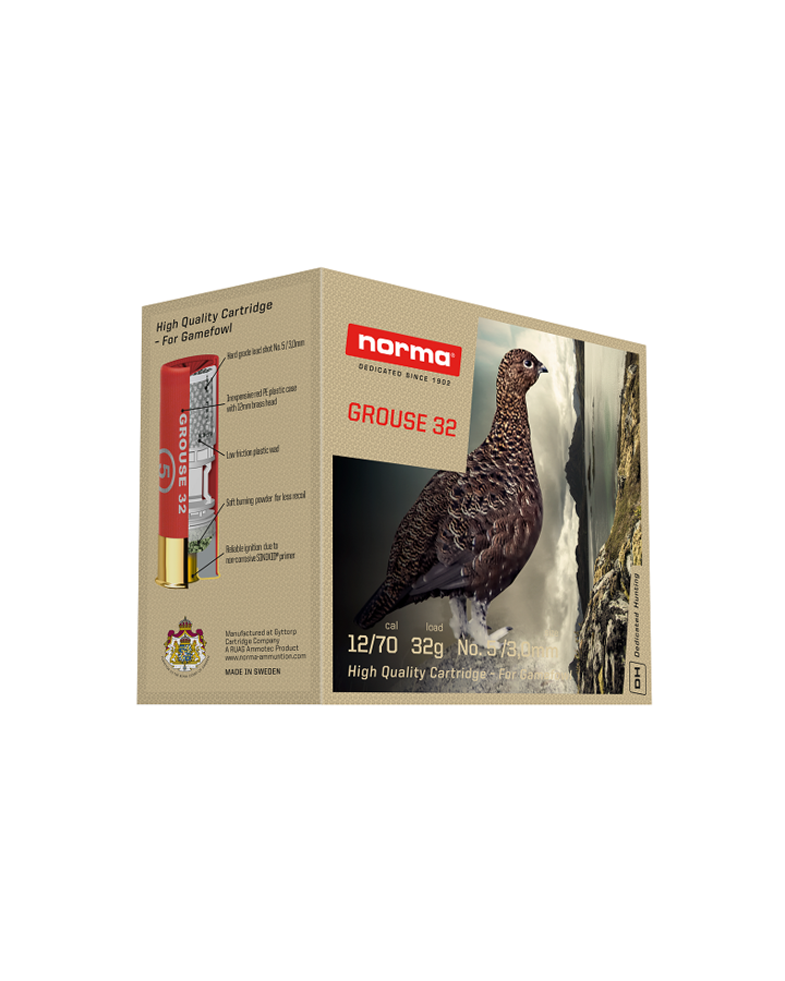 Norma Ammunition Grouse 32 12/70