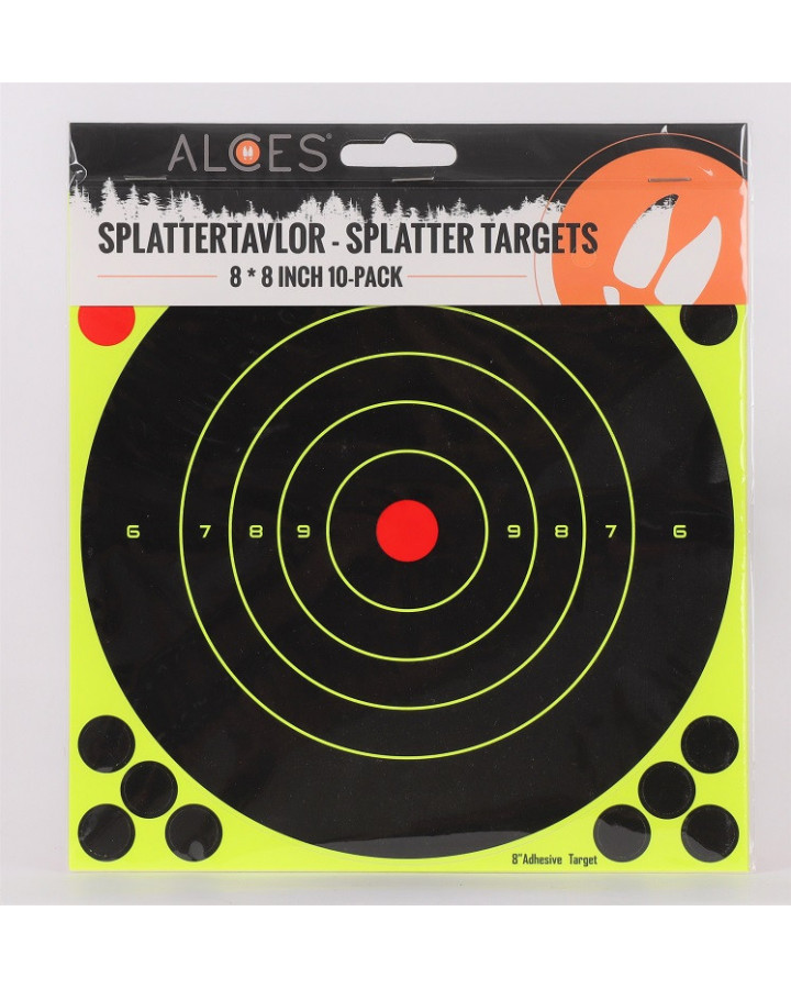 Alces Splattertavlor 8inch 10-pack