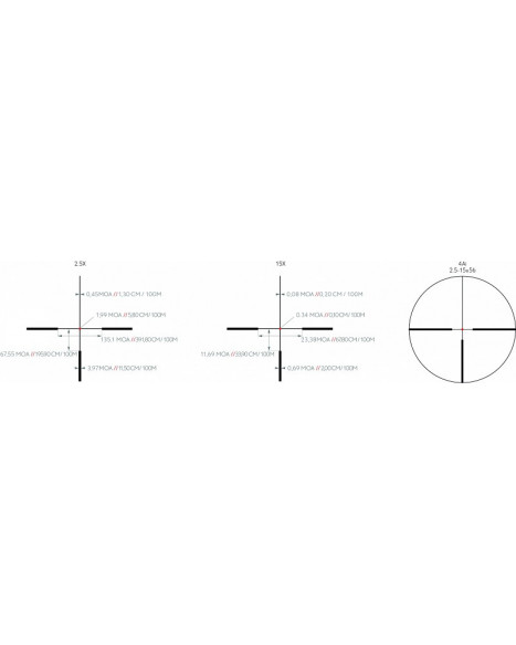 Kite K6 X6I / BL / 2,5-15x56