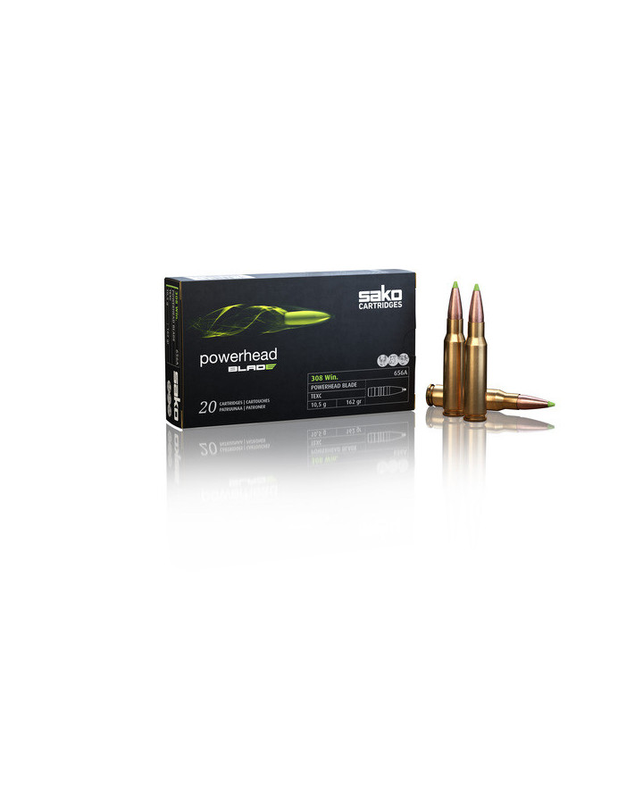 Sako Ammunition 308Win 162gr/10,5 Powerhead Blade (211B)