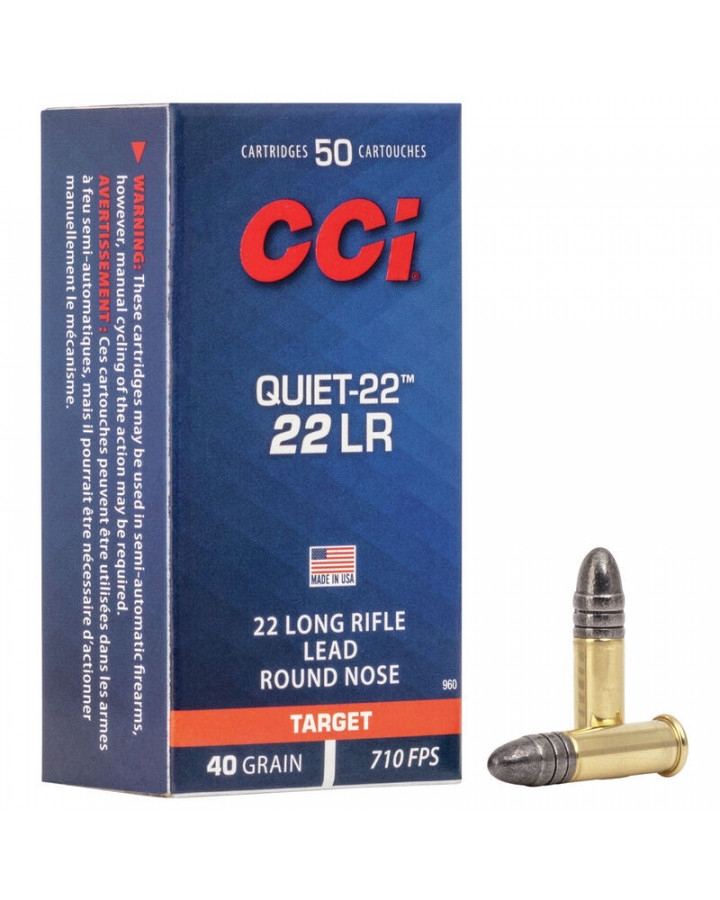 CCI 22 LR Quiet LRN 40gr (960)