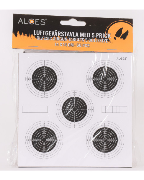 Luftgevärstavlor 14x14...
