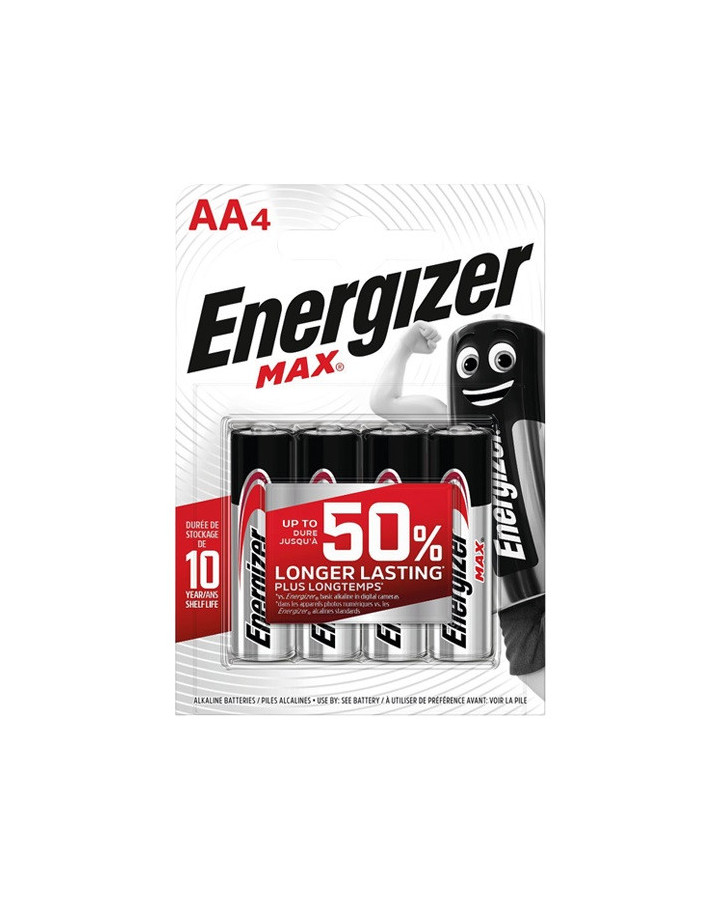Energizer Max Alkaliska AA 4-pack 1,5V