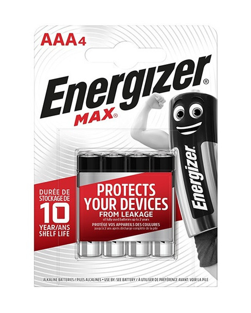 Energizer Max AAA 4-pack