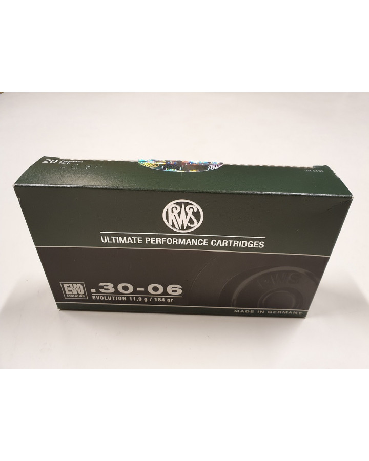 RWS Ammunition .30-06 11,9g Evolution Power Bonded