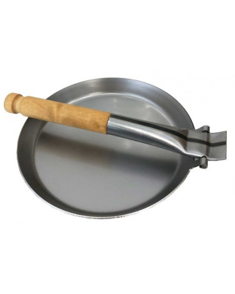 Stabilotherm jägarstekpanna med fällbart trähandtag