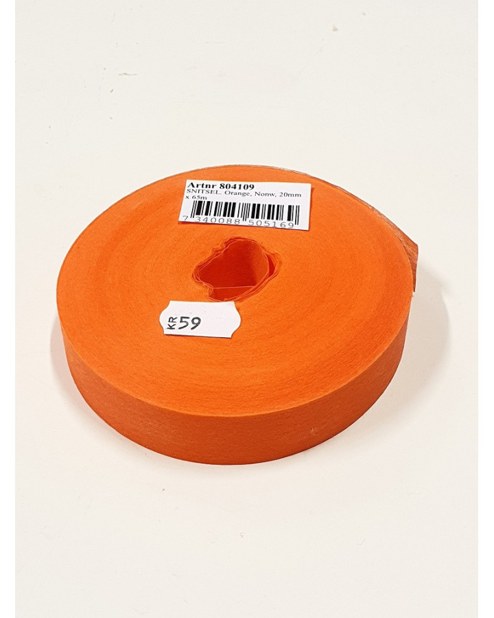 SNITSEL. Orange, Nonw, 20mm x 65m (804109)