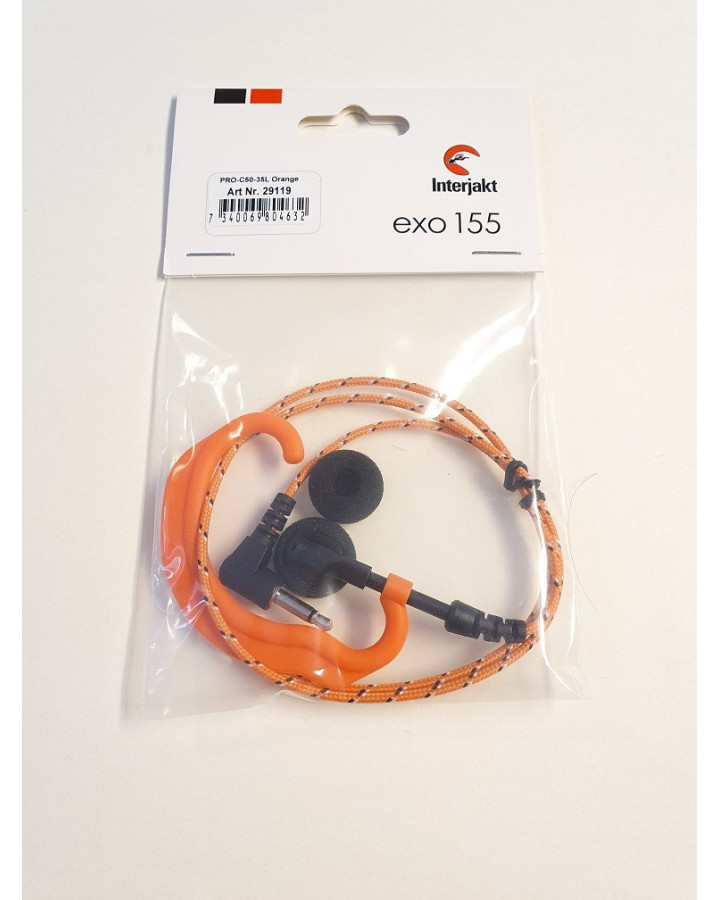 Exo öronmussla orange 3.5 mm enkelstift