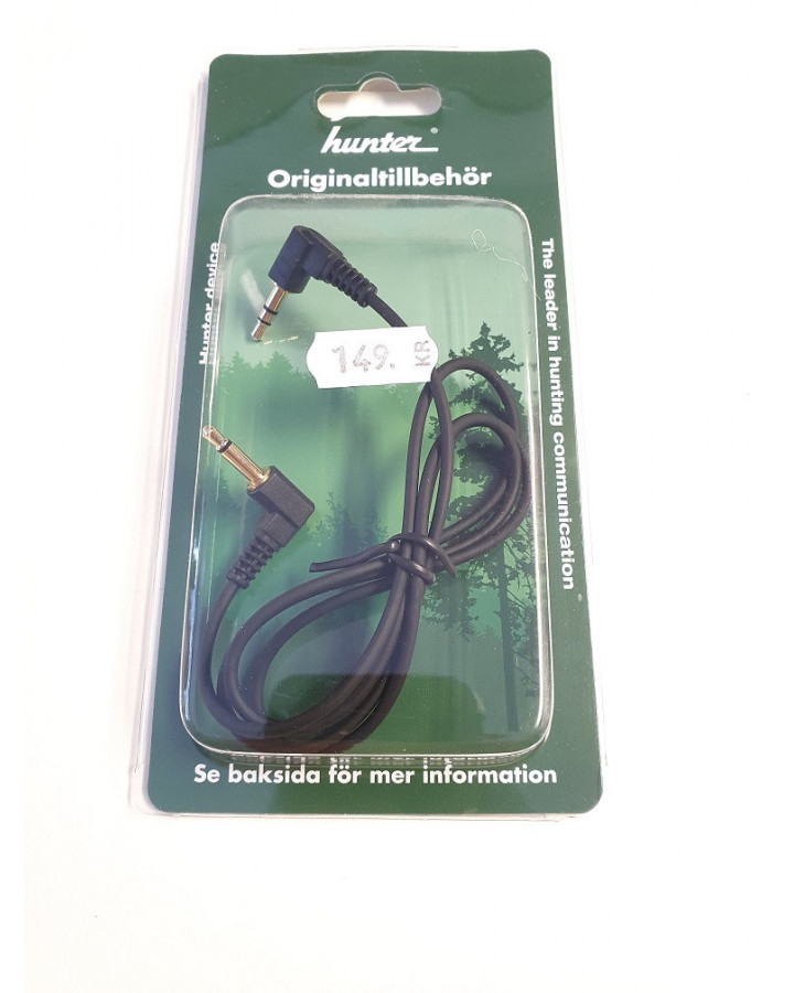 Hunter radiokabel 3,5 mm enkelstift Sordin (TC01280)