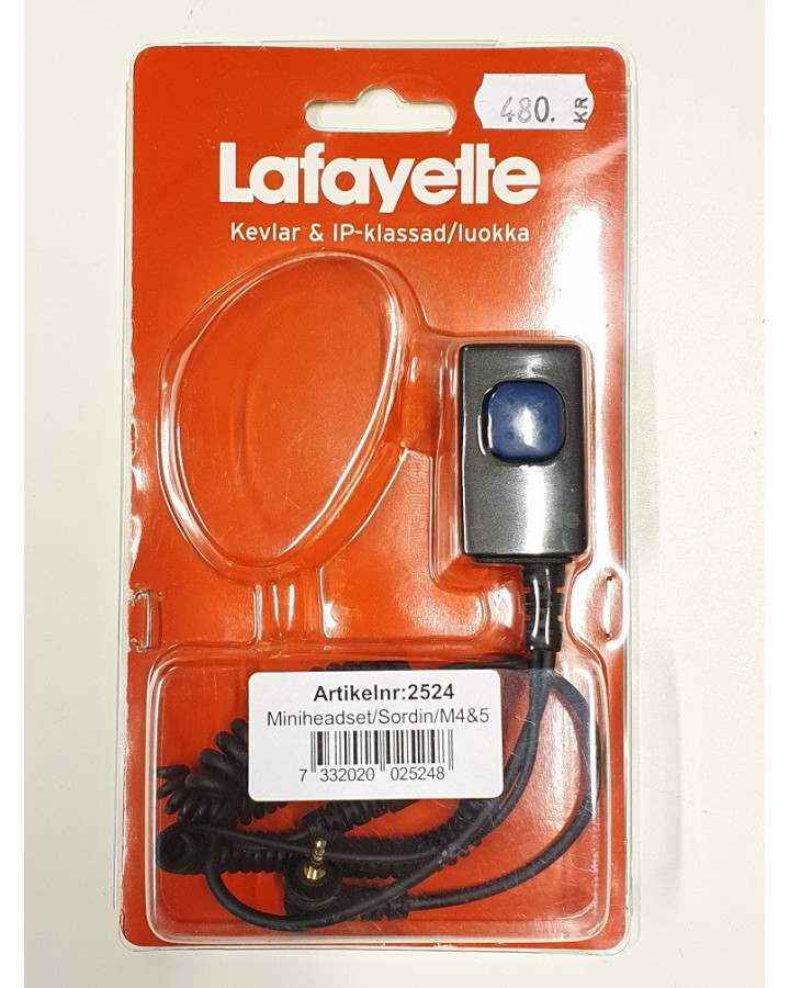 Lafayette Miniheadset/Sordin/M4&5 (2524)