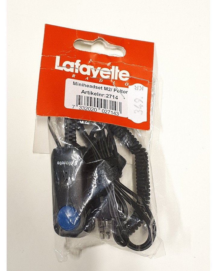 Lafayette Miniheadset M2/Peltor (2714)