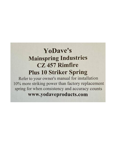Yodave Mainspring...