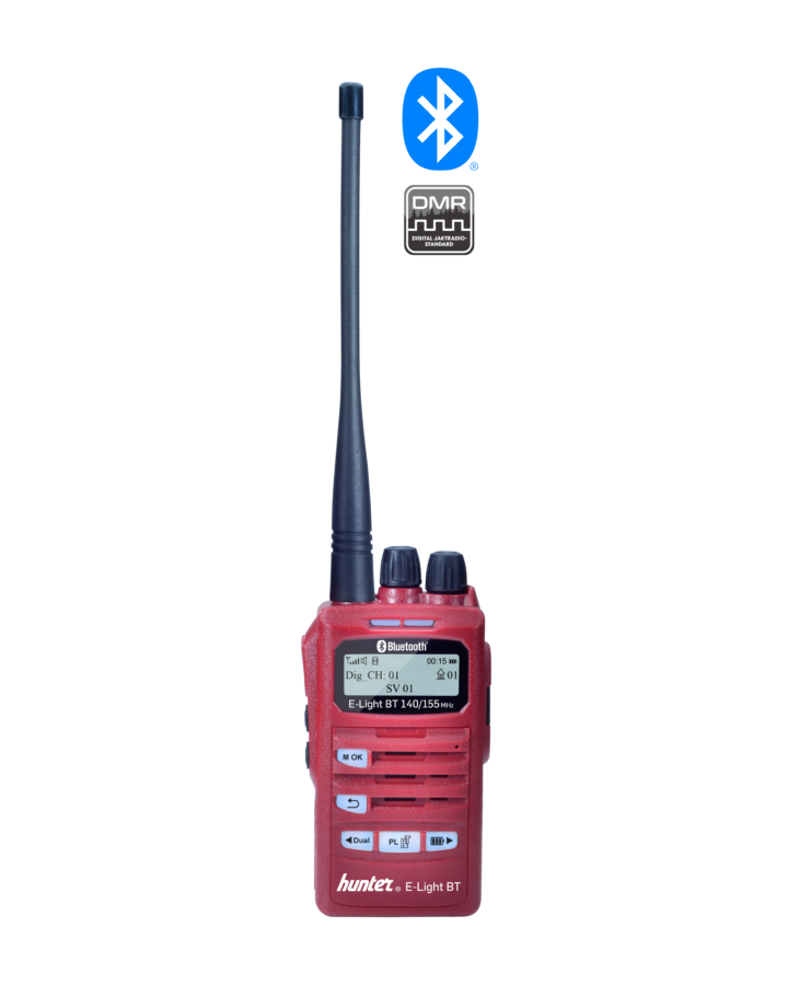 Jaktradio, Hunter E-light Bluetooth 140/155 MHz