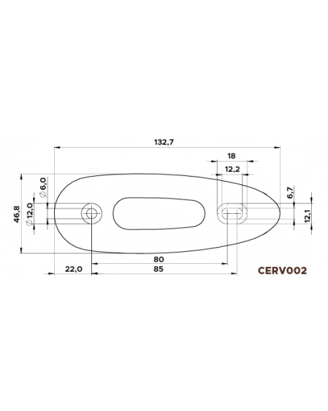 Bakkappa, Gummi 15 mm Fasad
