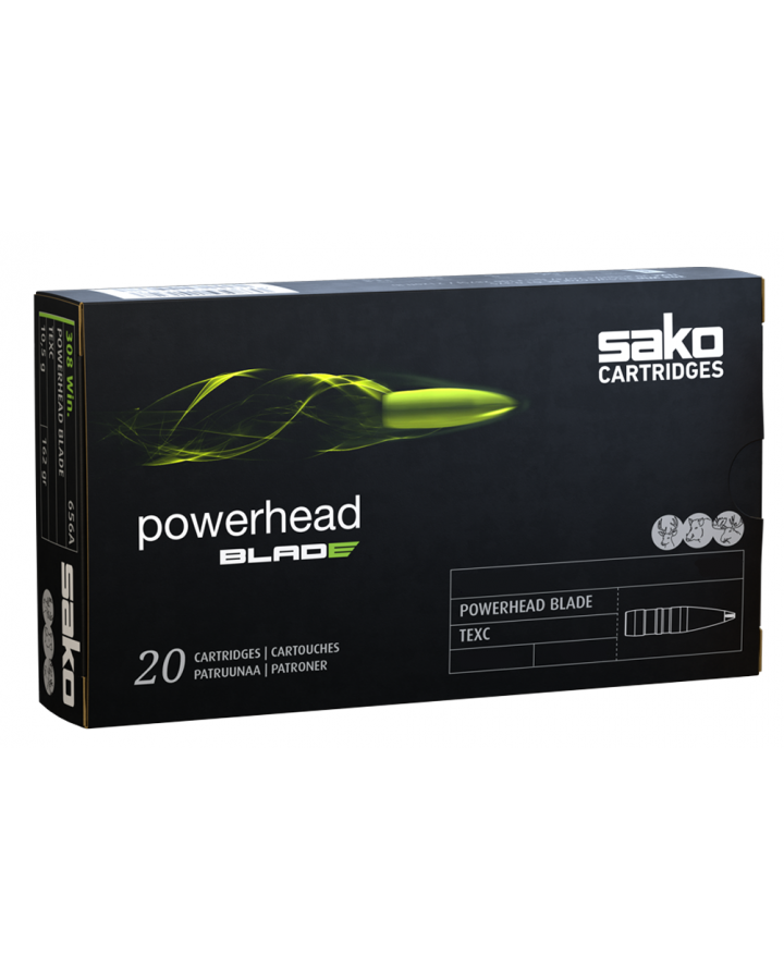 Sako Ammunition 8x57IS 180gr/11,7g Powerhead Blade (655F)