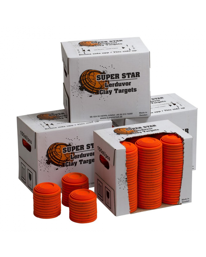 Super Star ECO Std Orange Miljövänliga lerduvor 150-p