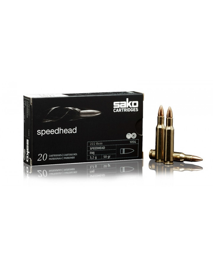 Sako Ammunition 222Rem 50gr/3,2g Speedhead (105G)