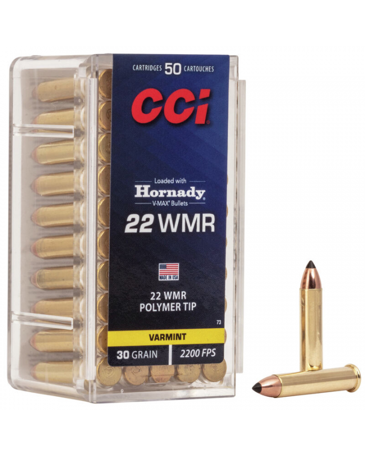 CCI Ammunition V-MAX .22WMR 30gr/1,9g