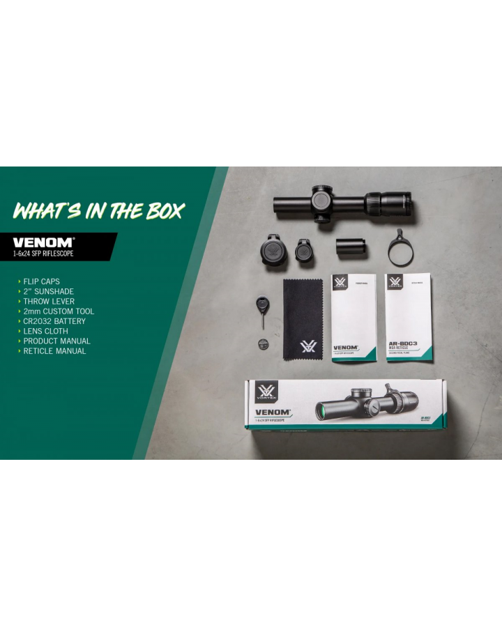 Vortex Venom 1-6x24 SFP AR-BDC3