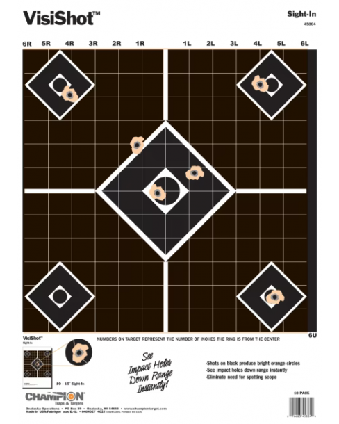 Champion inskjutningstavla...