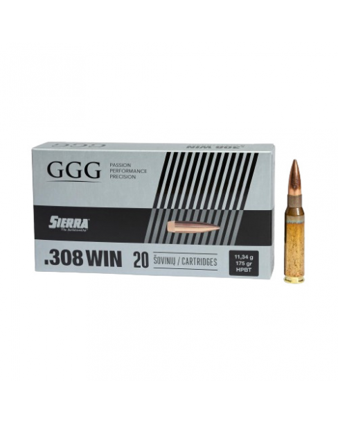 GGG Ammunition, 175gr HPBT...
