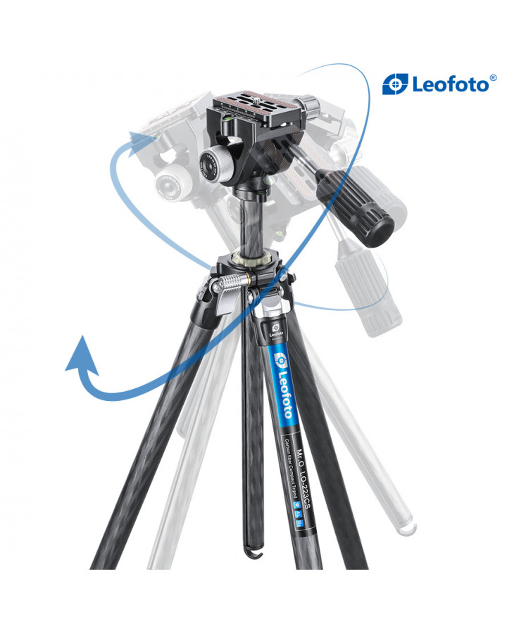 Tripod, 3 sektioner, med kulled SW-02...