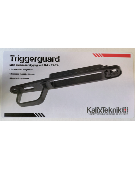 Underbeslag i aluminium till Tikka T3/T3x för originalmagasin.