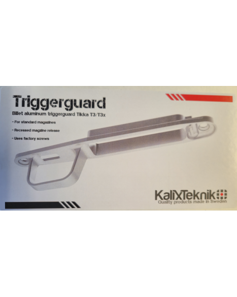 Underbeslag i aluminium till Tikka T3/T3x för originalmagasin.