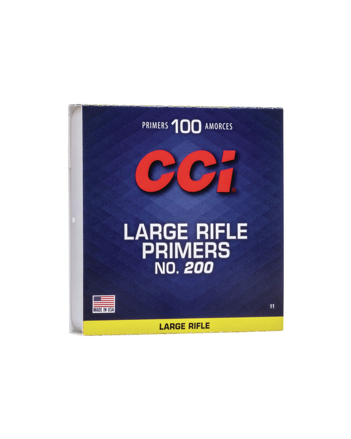 CCI Tändhattar Large Rifle (200) 100-p