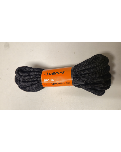 Crispi Skosnöre Svart 200...