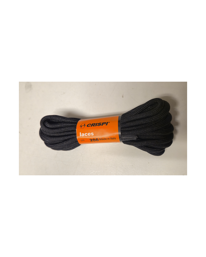 Crispi Skosnöre Svart 200 storl 40-45