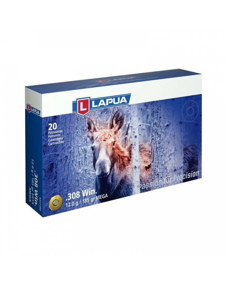 Lapua Ammunition 308Win Mega 12,0gr (4317189) 20-p