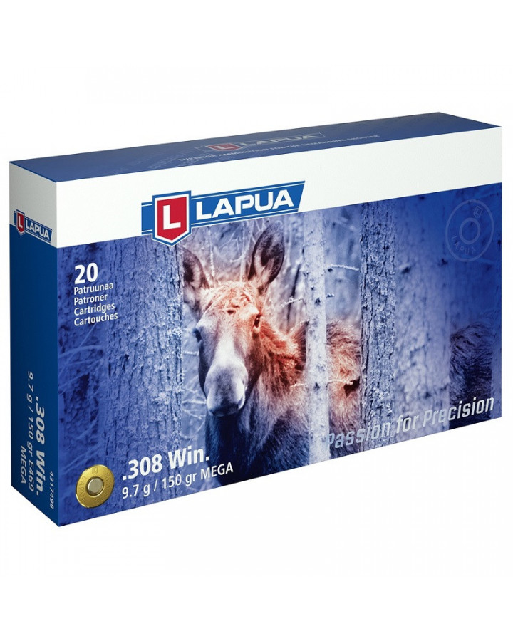 Lapua Ammunition 308Win Mega 9,7gr (4317498) 20-p