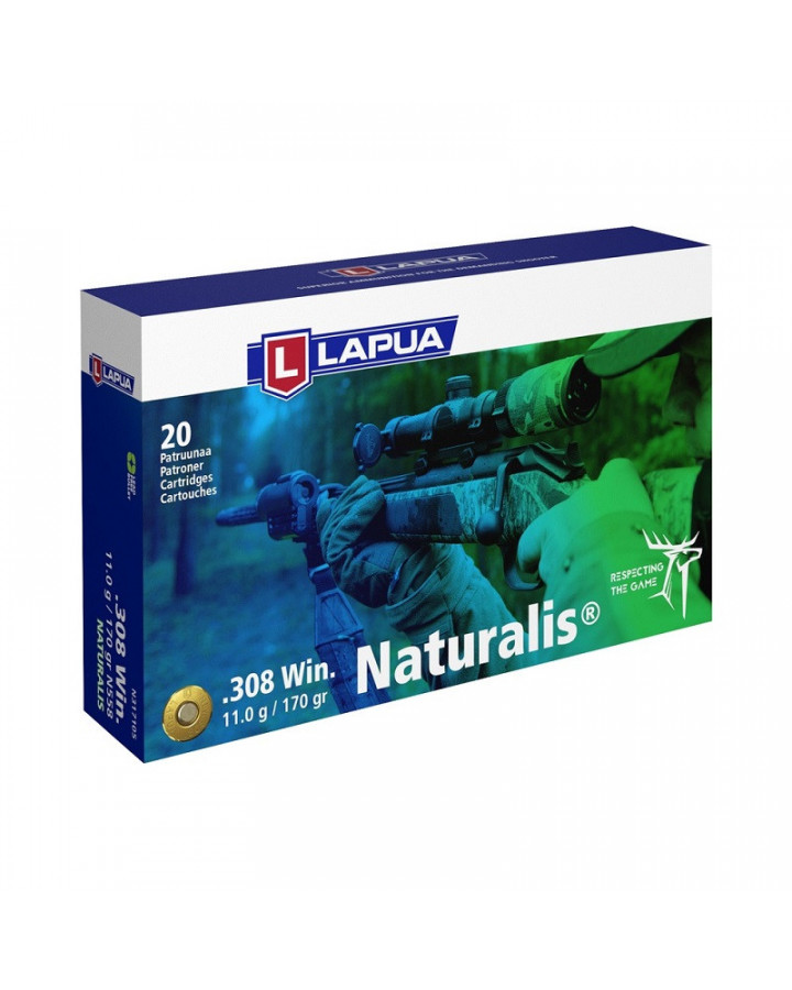 Lapua Ammunition 308Win Naturalis 11,0gr (N317105) 20-p