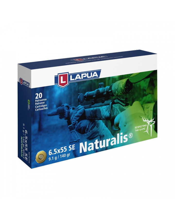 Lapua Ammunition 6,5x55 Naturalis 9,1gr (N316102) 20-p