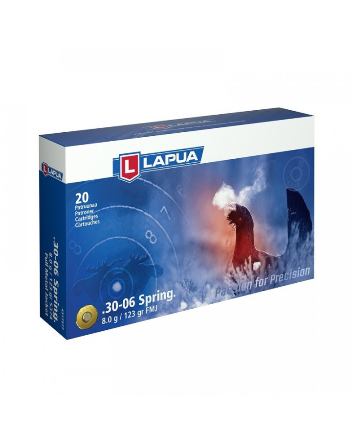 Lapua Ammunition 30-06 FMJ 8,0gr (4317577) 20-p