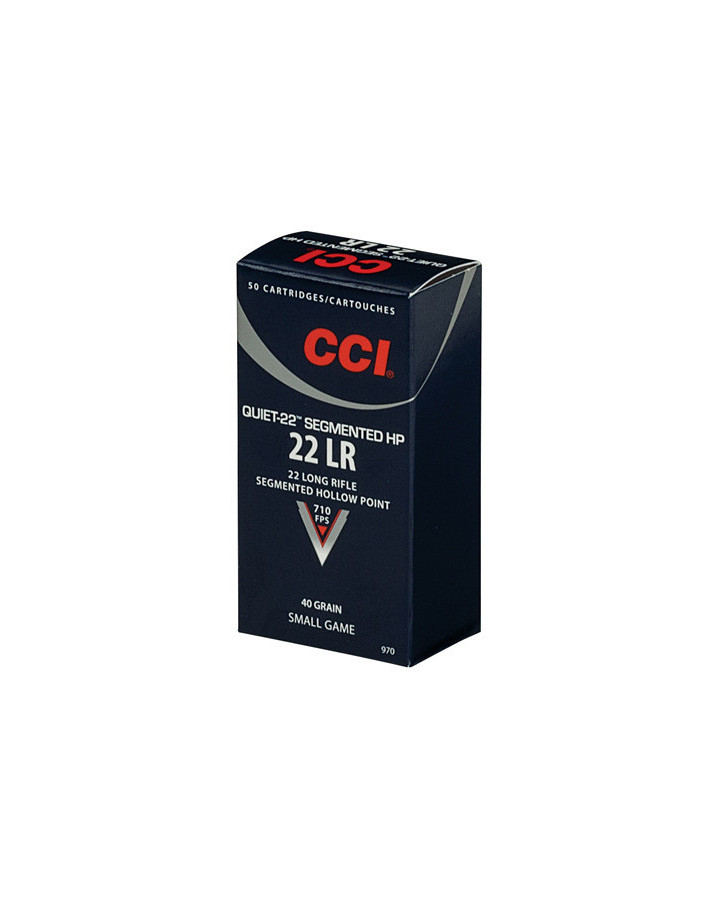 CCI Ammunition .22lr 40gr/2,6g Quiet Segmented HP