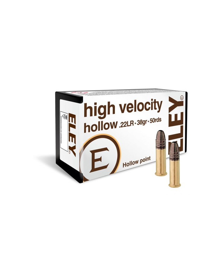 Eley Ammunition High Velocity Hollow .22lr